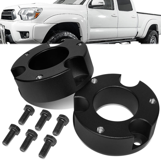 KIT ELEVACION 05-21 TOYOTA TACOMA / 03-21 TOYOTA 4RUNNER / 07-14 TOYOTA FJ CRUISER - FITS 6-LUG WHEEL HUB MODELS ONLY - FRONT - 3" LIFT - STRUT TOP MOUNT SPACER