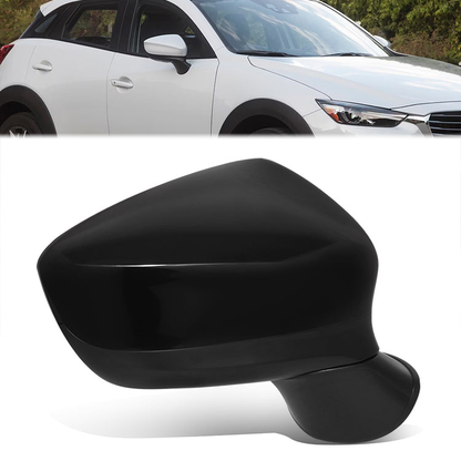 RETROVISOR MIRROR - OE STYLE - MAZDA CX-3 2016-2022 - WITH POWER - PASSENGER RIGHT SIDE - BLACK