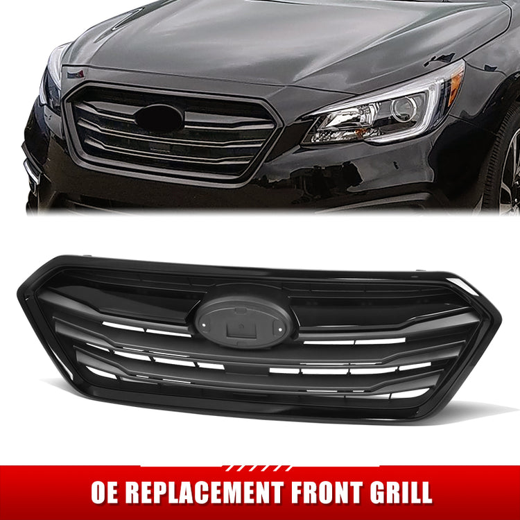 PARRILLA GRILLE - SB LGCY/OTBAK 15-19/ GRILLE ASS'Y 18-19/ MAT-BLACK W/BLACK MOULDING/ (LEGACY)//PARTS.NO,SU1200179//OEM NO,91121AL21A