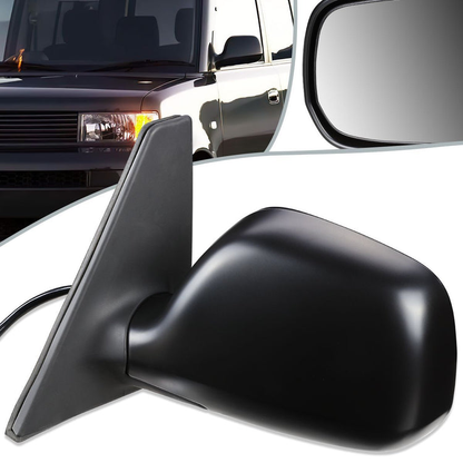 RETROVISOR MIRROR - OEM - 04-06 SCION XB - POWERED - PAINTABLE - BLACK - LEFT