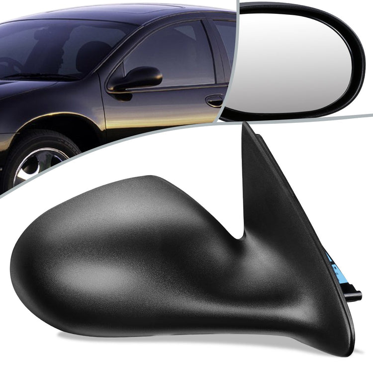 RETROVISOR MIRROR - OEM - 98-01 CHRYSLER CONCORDE / 99-01 CHRYSLER LHS / 98-01 DODGE INTREPID / 98-01 CHRYSLER 300M - POWERED - PAINTABLE - BLACK - RIGHT