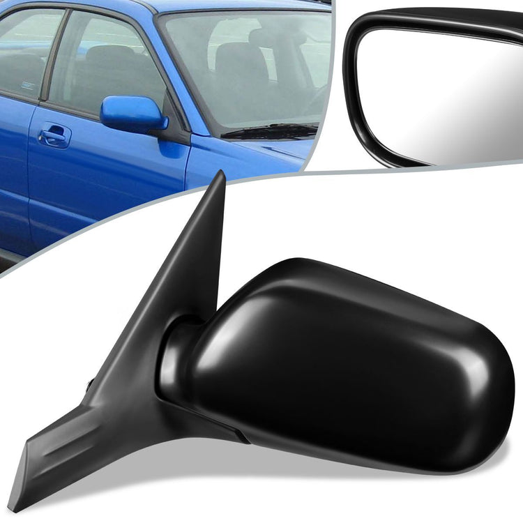 RETROVISOR MIRROR - OEM - 02-07 SUBARU IMPREZA / 02-07 SUBARU OUTBACK - POWERED - TEXTURED - BLACK - LEFT