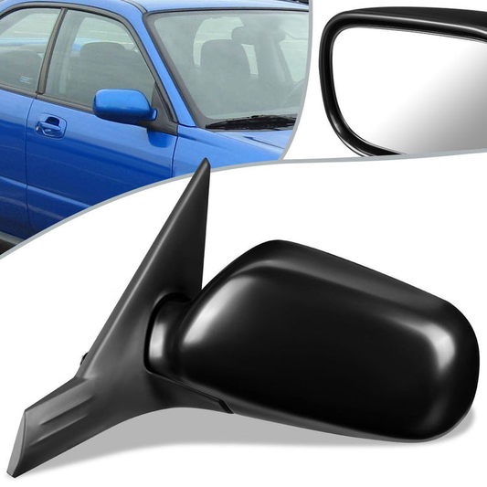 RETROVISOR MIRROR - OEM - 02-07 SUBARU IMPREZA / 02-07 SUBARU OUTBACK - POWERED - TEXTURED - BLACK - LEFT
