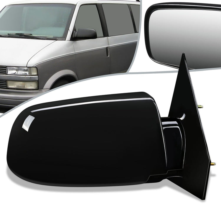 RETROVISOR MIRROR - OEM - 99 CHEVY ASTRO / 99 GMC SAFARI - POWERED - PAINTABLE - BLACK - RIGHT