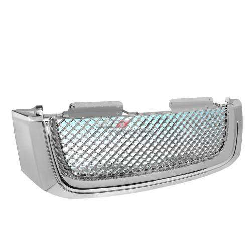 PARRILLA GRILLE - 02-09 GMC ENVOY / 02-06 GMC ENVOY XL / 04-05 GMC XUV - HONEYCOMB MESH STYLE - ABS - CHROME