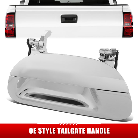 MANIJA DOOR HANDLE COVERS - 97-04 FORD F150/F250-F550 SD - ABS PLASTIC / STAINLESS STEEL - CHROME