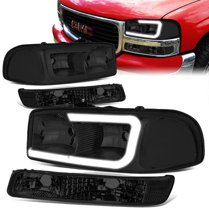 FAROS 99-07 GMC SIERRA 1500 / 01-07 GMC SIERRA 1500HD, SIERRA 2500HD, SIERRA 3500HD / 99-04 GMC SIERRA 2500 / 99-06 GMC YUKON / 00-06 GMC YUKON XL 1500, YUKON XL 2500 / 2001 GMC SIERRA C3 - DOES NOT FIT DENALI TRIMS / FITS 2007 CLASSIC MODELS ONLY - C-BAR