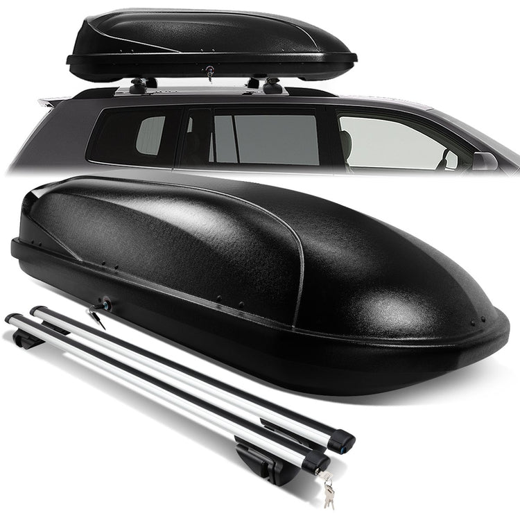 PORTAEQUIPAJE ROOF RACK CROSS BARS + CARGO ROOF BOX - 135CM - BLACK