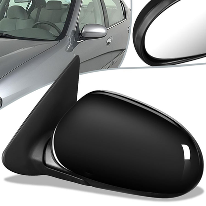 RETROVISOR MIRROR - OEM - 00-03 NISSAN MAXIMA / 00-01 INFINITI I30 / 02-04 INFINITI I35 - POWERED - HEATED - PAINTABLE - BLACK - LEFT