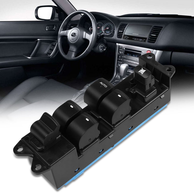 INTERRUPTOR ELEVADOR ELECTRICO 05-09 SUBARU LEGACY, SUBARU OUTBACK - DRIVER SIDE - BLACK