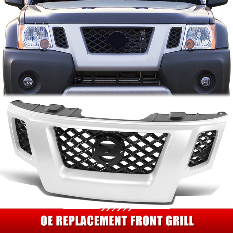 PARRILLA GRILLE - DS XTERA '05-'15/ GRILLE ASS'Y 09-15/ MAT-DARK GRAY/ W/SILVER GRAY FRAME//PARTS.NO,NI1200241//OEM NO,62310ZL00A