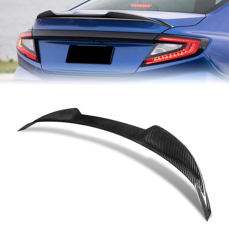 SPOILER CAR TRUNK SPOILER - 22-23 SUBARU WRX - CARBON FIBER BLACK