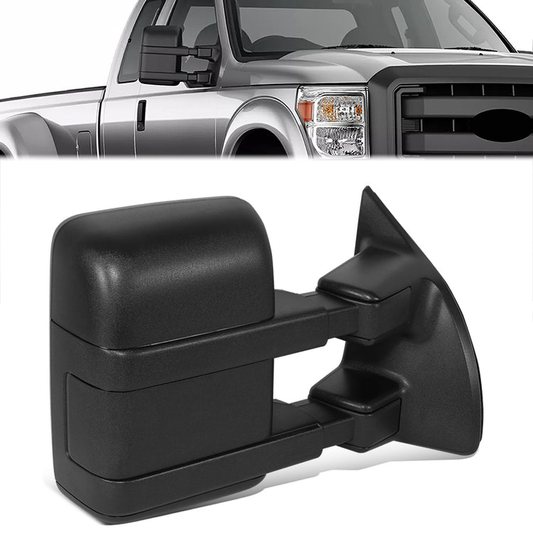 RETROVISOR MIRROR - OE STYLE - FORD F-250 SUPER DUTY 2008-2010 - FORD F-350 SUPER DUTY 2008-2010 - DUAL MIRROR - PASSENGER RIGHT SIDE - BLACK