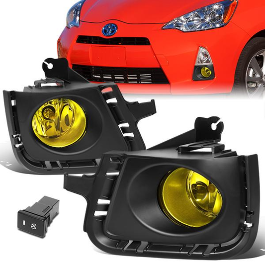 FAROS DE NIEBLA 12-14 TOYOTA PRIUS C - WITH SWITCH, BEZEL - AMBER