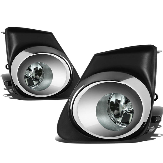 FAROS DE NIEBLA 11-13 TOYOTA COROLLA - WITH SWITCH, CHROME TRIM BEZEL - H11 BULB - SMOKE