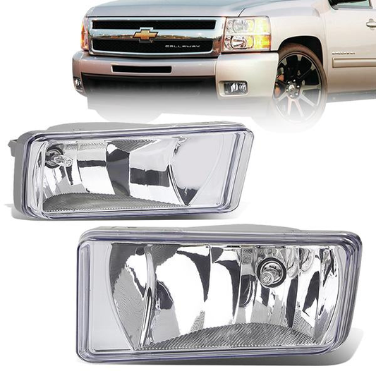 FAROS DE NIEBLA 07-08 CADILLAC ESCALADE / 07-13 CHEVY AVALANCHE, SUBURBAN 2500 / 07-14 CHEVY SILVERADO 1500, 2500HD, 3500HD, SUBURBAN 1500, GMC SIERRA 2500HD, 3500HD / 07-15 CHEVY SILVERADO 1500, SUBURBAN, TAHOE, GMC SIERRA 1500 / 10-14 GMC YUKON -