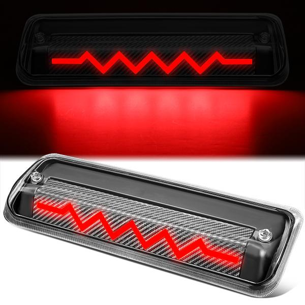 LUZ DE FRENO 07-10 FORD EXPLORER SPORT TRAC / 04-08 FORD F-150 - 3D - LED - SEQUENTIAL HEARTBEAT LED - BLACK