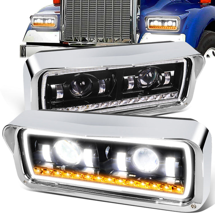 FAROS FREIGHTLINER CLASSIC 01-11 / FREIGHTLINER CLASSIC XL 01-09 / FREIGHTLINER FLD120SD 03-12 / KENWORTH T600A 86-07 / KENWORTH T800 87-19 / KENWORTH W900 81-19 / PETERBILT 357 86-08 / PETERBILT 365 08-19 / PETERBILT 378 88-07 / PETERBILT 379 85-07 /
