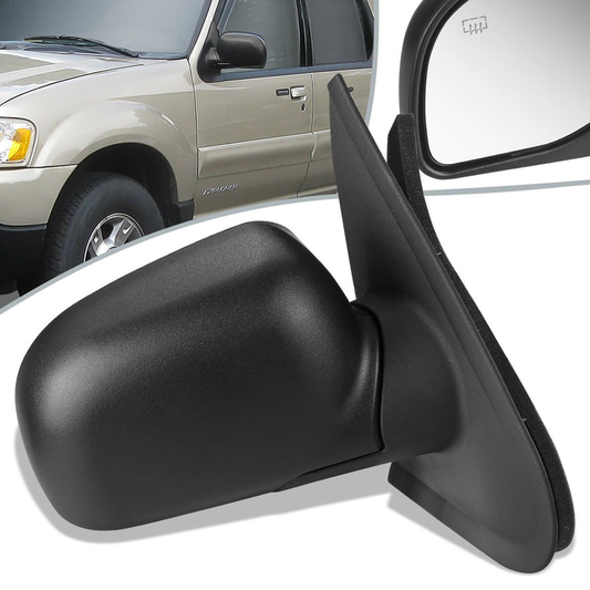 RETROVISOR MIRROR - OEM - 98-01 FORD EXPLORER - POWERED - HEATED - TEXTURED - BLACK - RIGHT