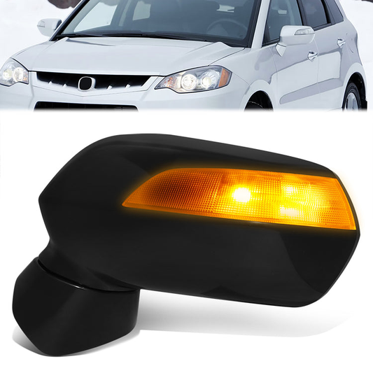 RETROVISOR MIRROR - OE STYLE - ACURA RDX 09-12 - WITH POWER WITH HEATED GLASS WITH SIGNAL WITH MEMORY - DRIVER SIDE - PAINT TO MATCH - BLACK