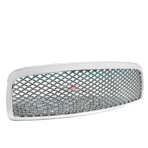 PARRILLA GRILLE - 09-12 DODGE RAM 1500 - HONEYCOMB MESH STYLE - ABS - FITS DS , DJ MODELS ONLY / DOES NOT FIT MEGA CAB MODELS - CHROME