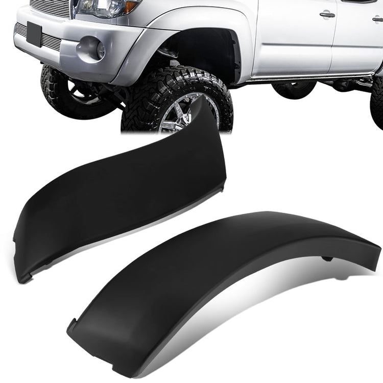 nan BUMPER INSERTS & COVERS - 05-11 TOYOTA TACOMA BASE, PRE RUNNER - EXCLUDES X-RUNNER FRONT BUMPER - ABS PLASTIC/RUBBER - PRIMERED BLACK