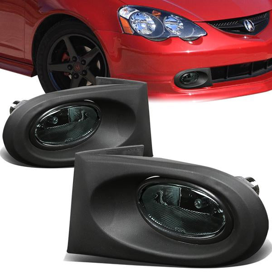 FAROS DE NIEBLA 02-04 ACURA RSX 2-DR - W/ SWITCH - H11 BULB - SMOKE