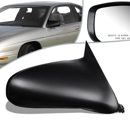 RETROVISOR MIRROR - OEM - 95-99 CHEVY MONTE CARLO - POWERED - BLACK MATERIAL - RIGHT