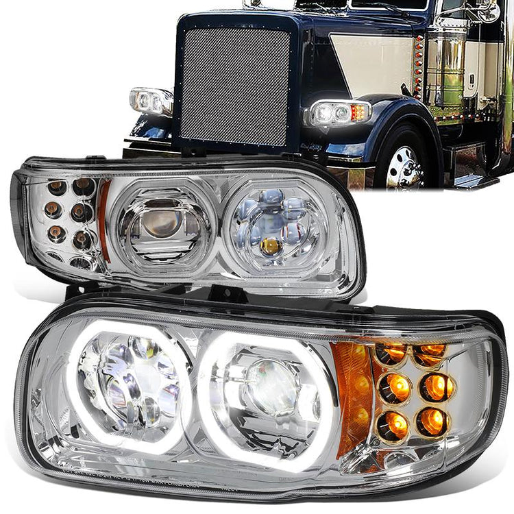 FAROS 08-15 PETERBILT 388 / 08-21 389 / 14-21 567 - CLEAR