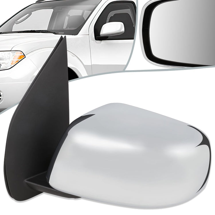 RETROVISOR MIRROR - OEM - 05-17 NISSAN FRONTIER / 05-15 NISSAN XTERRA - POWERED - CHROME - LEFT