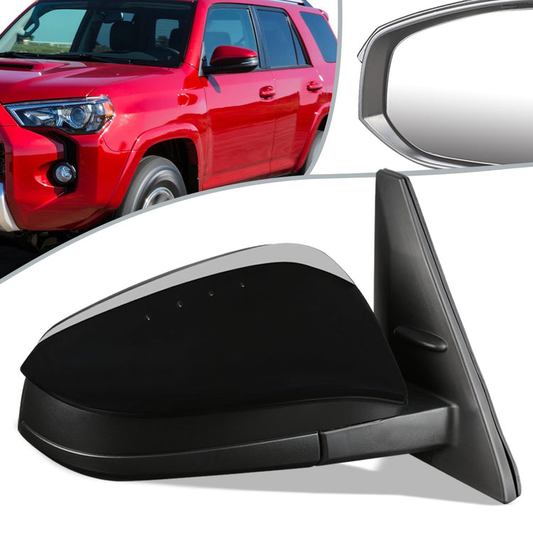 RETROVISOR MIRROR - OEM - 14-16 TOYOTA 4RUNNER - POWERED - HEATED - TEXTURED - RIGHT - BLACK