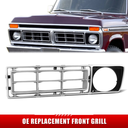 PARRILLA GRILLE - FD F150 P/U 64-66/67-72/73-79/ GRILLE ASS'Y 76-77/ ARGENT//PARTS.NO,FO1200107//OEM NO,D6TZ8151A