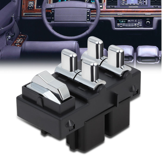 INTERRUPTOR ELEVADOR ELECTRICO 98-02 LINCOLN TOWN CAR - DRIVER SIDE - BLACK