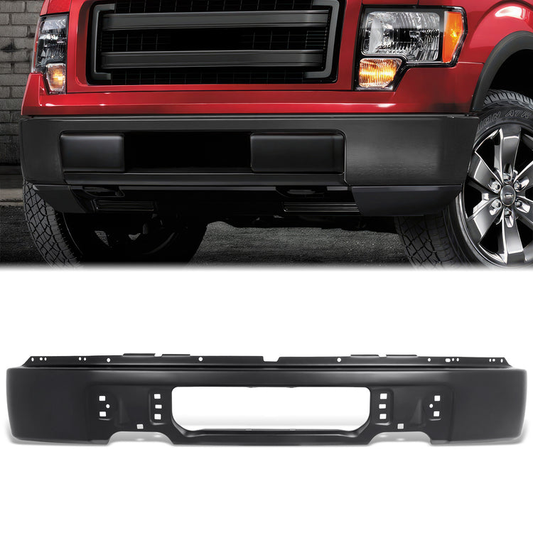 DEFENSA 09-14 FORD F-150, XL, XLT, STX, KING RANCH, LARIAT, FX4, PLATINUM, FX2, WITHOUT FRONT FOG LIGHT CUTOUTS - BLACK