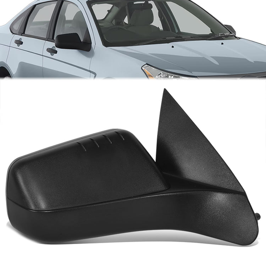 RETROVISOR MIRROR - OE STYLE - FORD FOCUS 08-11 - WITH POWER TEXTURE COVER - PASSENGER SIDE - PAINT TO MATCH - BLACK