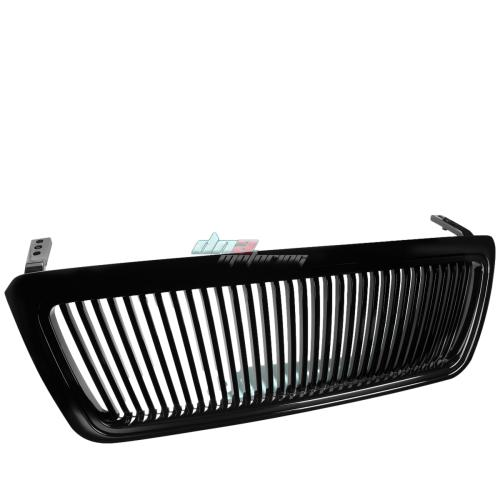 PARRILLA GRILLE - 04-08 FORD F-150 - VERTICAL FENCE STYLE - ABS - GLOSSY - BLACK