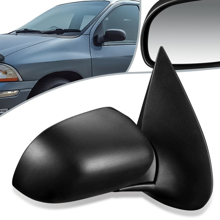 RETROVISOR MIRROR - OEM - 95-98 FORD WINDSTAR - POWERED - HEATED - TEXTURED - BLACK - RIGHT