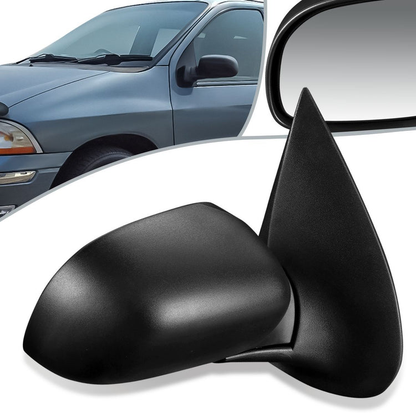 RETROVISOR MIRROR - OEM - 95-98 FORD WINDSTAR - POWERED - HEATED - TEXTURED - BLACK - RIGHT