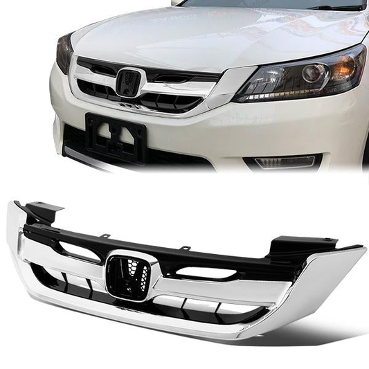 PARRILLA GRILLE - 13-15 HONDA ACCORD 4-DR - CHROME