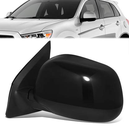 RETROVISOR MIRROR - OE STYLE - MITSUBISHI OUTLANDER 2010-2011 - MITSUBISHI OUTLANDER SPORT 2011-2024 - WITH POWER WITH HEATED GLASS - DRIVER LEFT SIDE - BLACK