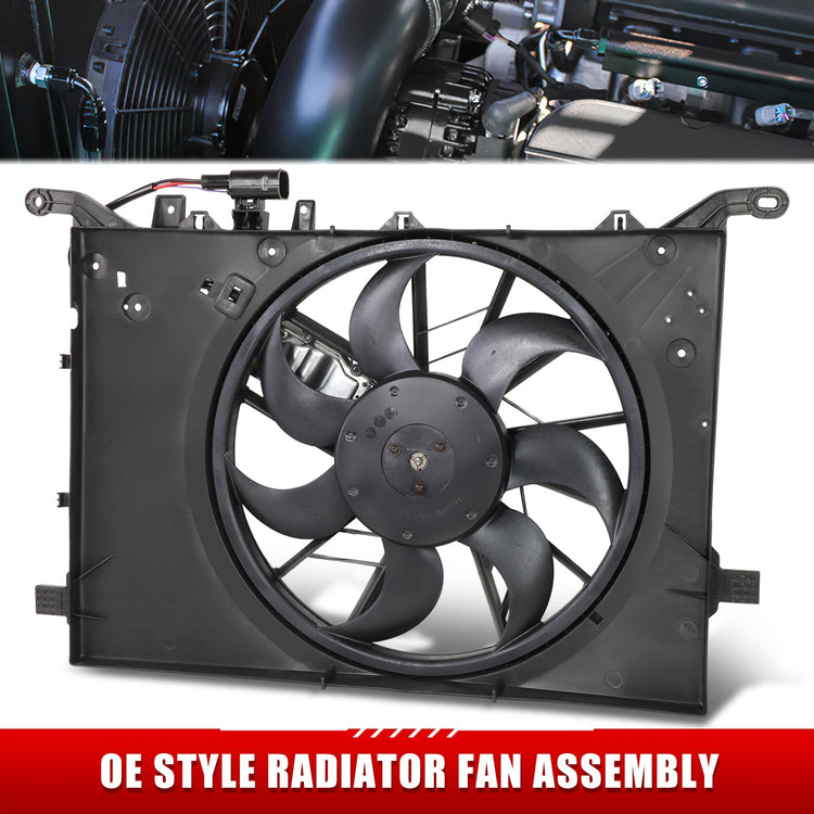 ABANICOS OE STYLE -VOLVO S60 2004-2009 / VOLVO S80 2004-2006 / VOLVO V70 2004-2007 / VOLVO XC70 2004-2007 / 2.3L - 2.4L, 2.5L, 2.9L