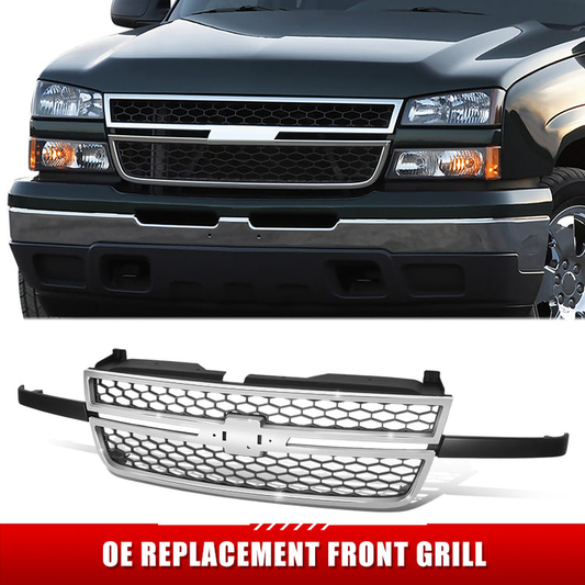 PARRILLA GRILLE - CV SIRADO '06-'07/ GRILLE ASS'Y/ MAT-GRAY W/CHROME MLDG/ (SS MODEL)