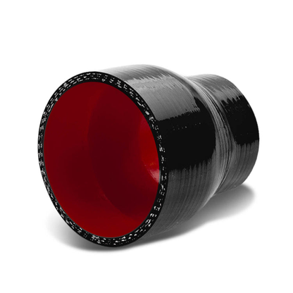 COPLE DE SILICON 3-PLY - 3.00" TO 4.00" REDUCER - BLACK / RED - RM5-3
