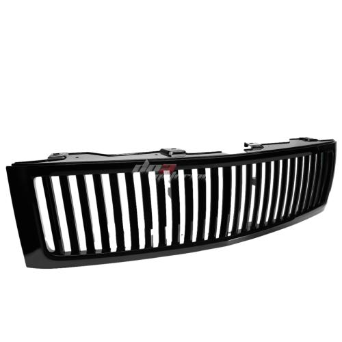 PARRILLA GRILLE - 07-13 CHEVY SILVERADO 1500 - VERTICAL FENCE STYLE - BLACK