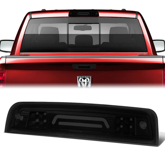 LUZ DE FRENO 09-17 DODGE RAM 1500 / 10-17 DODGE RAM 2500, 3500 - 3D - LED - BLACK / SMOKE