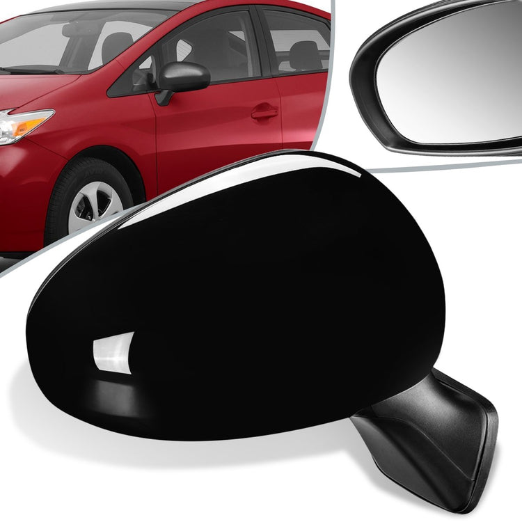 RETROVISOR MIRROR - OEM - 10-15 TOYOTA PRIUS / 14-15 TOYOTA PRIUS PLUG-IN - POWERED - TEXTURED - RIGHT - BLACK