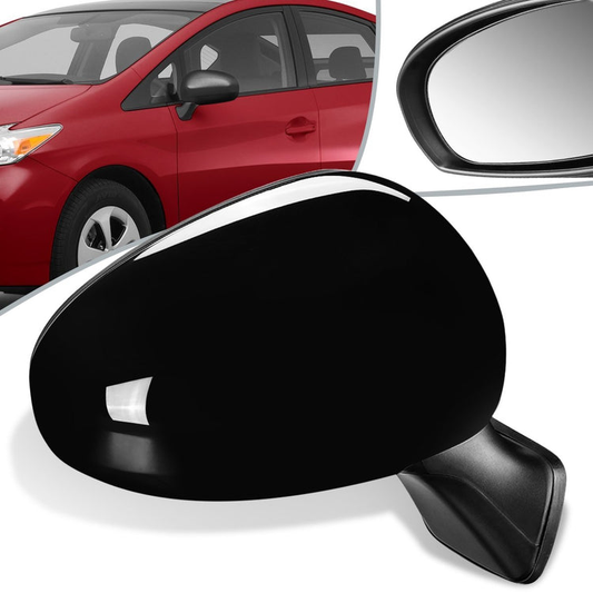 RETROVISOR MIRROR - OEM - 10-15 TOYOTA PRIUS / 14-15 TOYOTA PRIUS PLUG-IN - POWERED - TEXTURED - RIGHT - BLACK