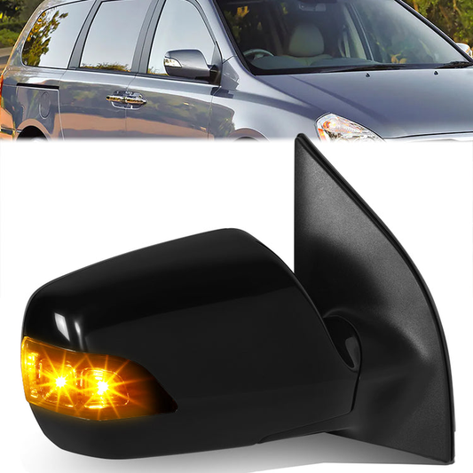 RETROVISOR MIRROR - OE STYLE - KIA SEDONA 2009-2014 - WITH POWER - PASSENGER RIGHT SIDE - BLACK