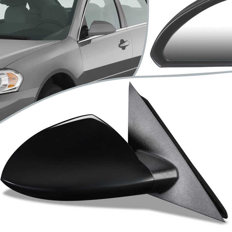 RETROVISOR MIRROR - OEM - 06-13 CHEVY IMPALA / 14-16 CHEVY IMPALA LIMITED - POWERED - TEXTURED - BLACK - RIGHT