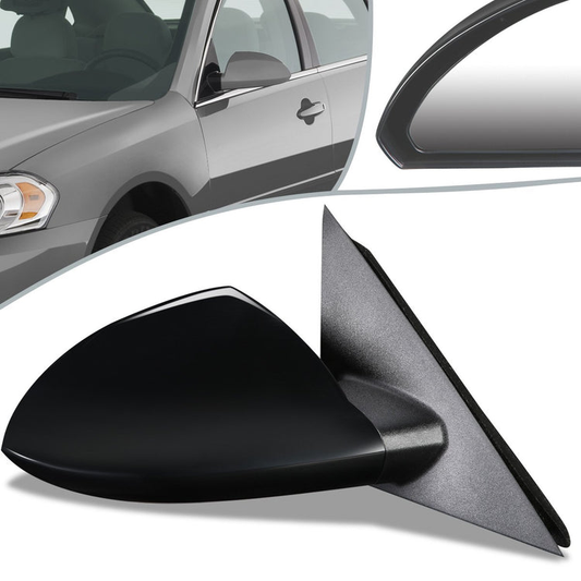 RETROVISOR MIRROR - OEM - 06-13 CHEVY IMPALA / 14-16 CHEVY IMPALA LIMITED - POWERED - TEXTURED - BLACK - RIGHT